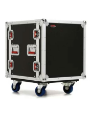 24 in. Deep 12U ATA Wood Flight Rack Case w/ Casters
