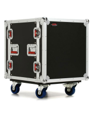 17 in. Deep 12U ATA Wood Flight Rack Case w/ Casters