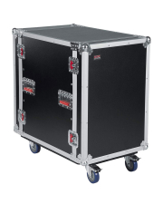 24 in. Deep 16U ATA Wood Flight Rack Case w/ Casters