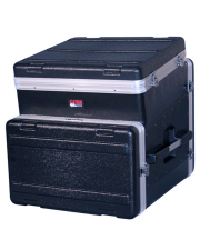 10U Top, 6U Side ATA Molded Slant Top Console Rack Case