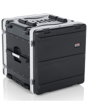 19 in. Deep 10U Molded Powered Rolling Rack Case