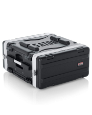 19 in. Deep 4U Molded Powered Rolling Rack Case