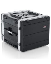 19 in. Deep 8U Molded Powered Rolling Rack Case