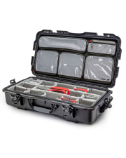 Nanuk 908 Small Case with Padded Dividers and Lid Organizer