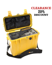 Pelican 1434 Medium Top Loader Case with Divider Interior – Clearance Model