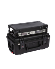 9 in. Deep 2U Injection Molded Shallow Fly Rack w/ Wheels