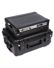 13 in. Deep 2U Injection Molded Fly Rack w/ Wheels