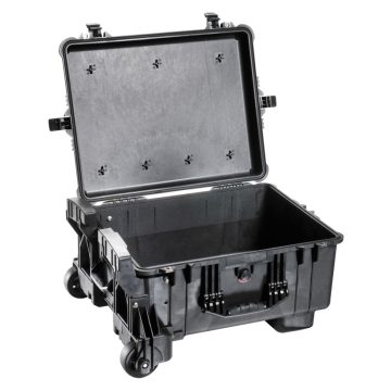 Pelican 1610MNF Large Case with Mobility Wheels and Empty Interior
