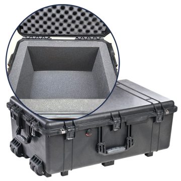 Pelican 1650-FL Large Wheeled Transport Case with 2 Inch Foam Lining
