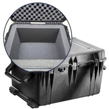 Pelican 1660-FL Large Wheeled Transport Case with 2 Inch Foam Lining