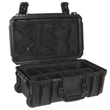 Seahorse SE830 Large Protective Case with Dividers and Lid Organizer