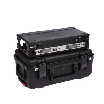 SKB 9 in. Deep 2U Injection Molded Shallow Fly Rack w/ Wheels