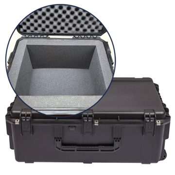 SKB iSeries 3i 3424-12 Wheeled Shipping Case w/ 2 in. Foam Lining