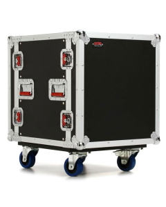 17 in. Deep 12U ATA Wood Flight Rack Case w/ Casters