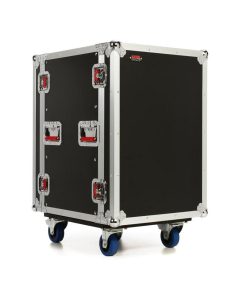 17 in. Deep 14U ATA Wood Flight Rack Case w/ Casters