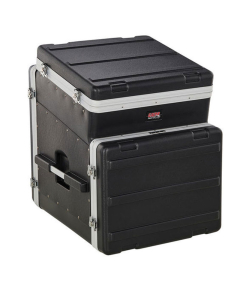 10U Top, 8U Side ATA Molded Slant Top Console Rack Case