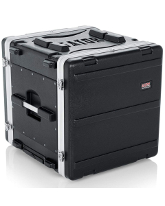 19 in. Deep 10U Molded Rolling Rack Case