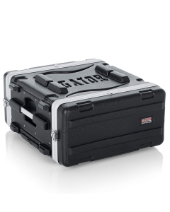 19 in. Deep 4U Molded Rolling Rack Case