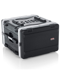 19 in. Deep 6U Molded Rolling Rack Case