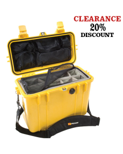Pelican 1434 Medium Top Loader Case with Divider Interior – Clearance Model