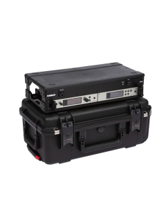 9 in. Deep 2U Injection Molded Shallow Fly Rack w/ Wheels