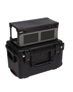 9 in. Deep 4U Injection Molded Shallow Fly Rack w/ Wheels