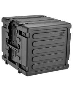 20 in. 10U Roto Shockmount Rolling Rack