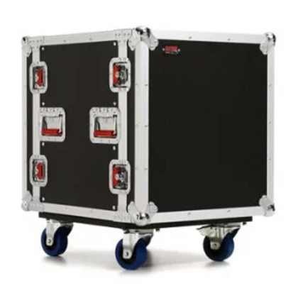 24 in. Deep 12U ATA Wood Flight Rack Case w/ Casters