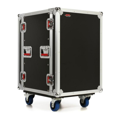 17 in. Deep 14U ATA Wood Flight Rack Case w/ Casters