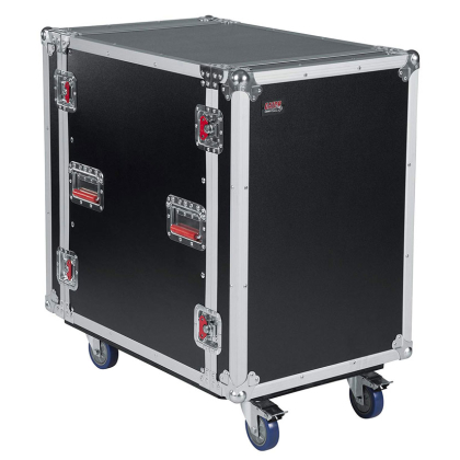 24 in. Deep 16U ATA Wood Flight Rack Case w/ Casters