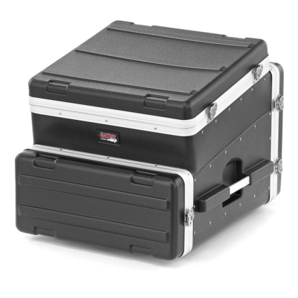 10U Top, 4U Side ATA Molded Slant Top Console Rack Case
