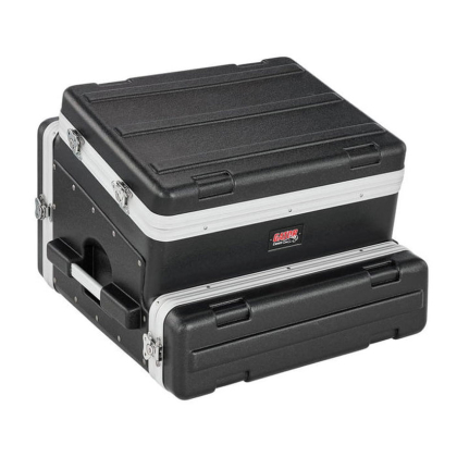 8U Top, 2U Side ATA Molded Slant Top Console Rack Case