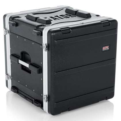 19 in. Deep 10U Molded Rolling Rack Case