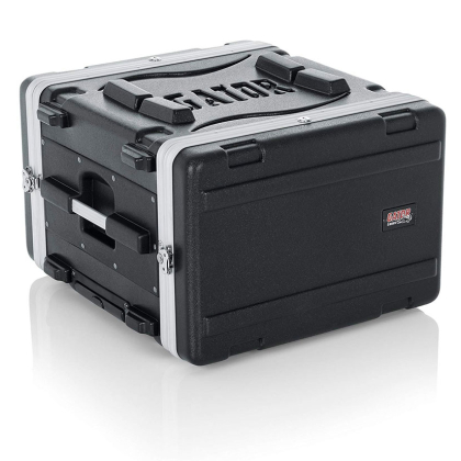 19 in. Deep 6U Molded Powered Rolling Rack Case