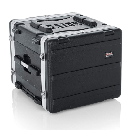 19 in. Deep 8U Molded Rolling Rack Case