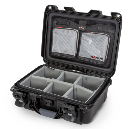 Nanuk-R 915 Eco-Friendly Case with Padded Dividers and Lid Organizer