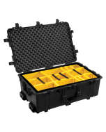 Pelican 1654 Large Wheeled Transport Case with Padded Dividers