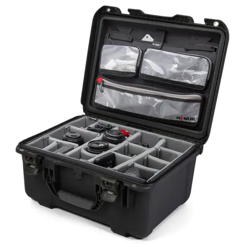 Nanuk 933 Large Case with Padded Dividers and Lid Organizer
