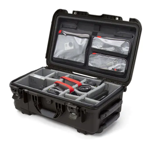 Nanuk 935 Wheeled Case with Dividers and Lid Organizer