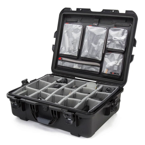 Nanuk 945 Large Case with Padded Dividers and Lid Organizer