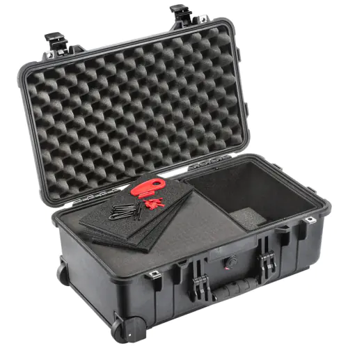 Pelican 1510TPF Wheeled Carry On Case with TrekPak Foam Hybrid