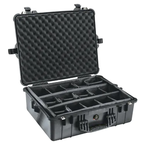 Pelican 1604 Large Carrying Case with Padded Dividers