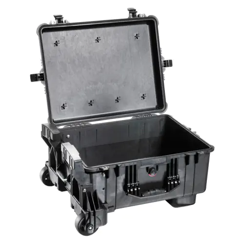 Pelican 1610MNF Large Case with Mobility Wheels and Empty Interior