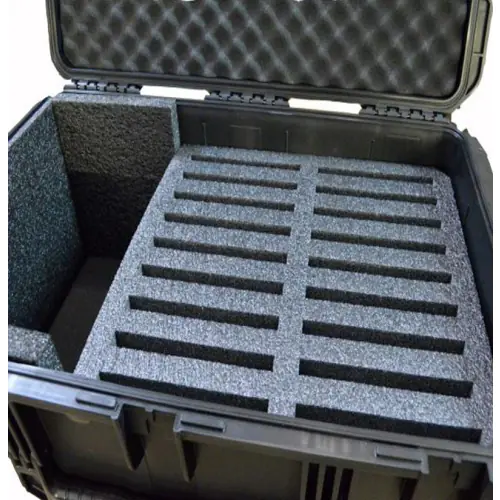 Multiple iPad Carrying Case for 18 Tablets
