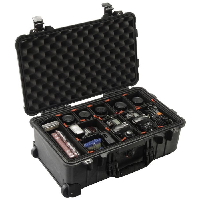 Pelican 1510 Medium Wheeled Carry-On Case With TrekPak Divider System