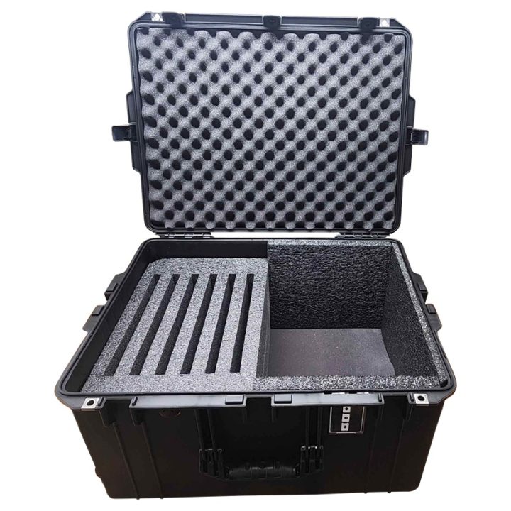 EX-1637 Multiple Laptop Transport Case For 6 Laptops | Fits Most 11 to 12 in. Laptops
