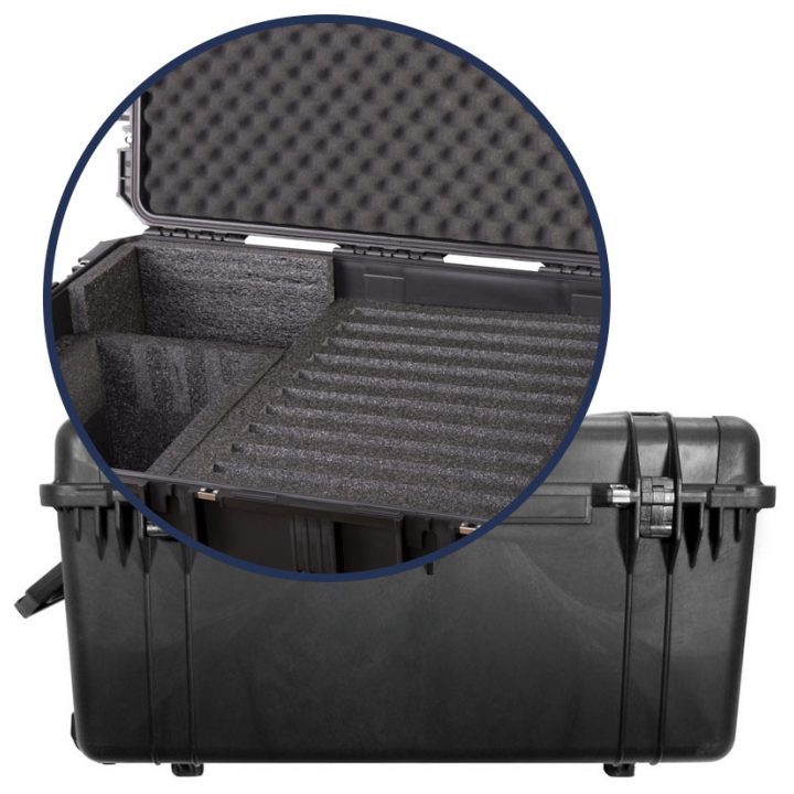 EX-1690 Multiple Laptop Transport Case For 11 Laptops | Fits Most 17 to 18 in. Laptops