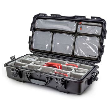Nanuk 908 Small Case with Padded Dividers and Lid Organizer