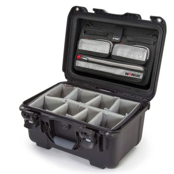 Nanuk 918 Medium Case with Padded Dividers and Lid Organizer
