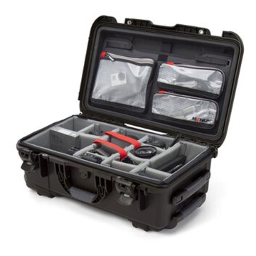 Nanuk 935 Wheeled Case with Dividers and Lid Organizer